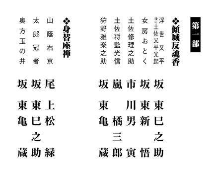 05-2 第39回 四国こんぴら歌舞伎大芝居_配役_第一部